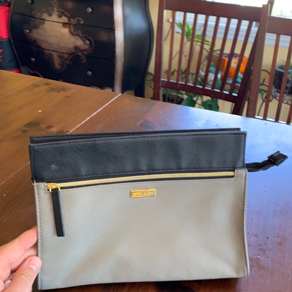 Gray and Black Estee Lauder Purse